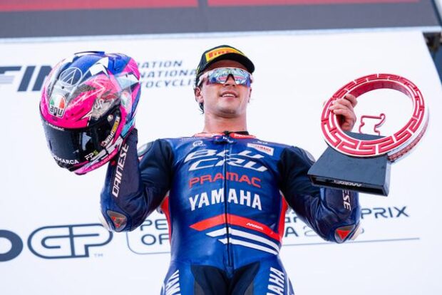 Máximo Quiles, campione del mondo Moto3 2026 con il CFMOTO Gaviota Aspar Team