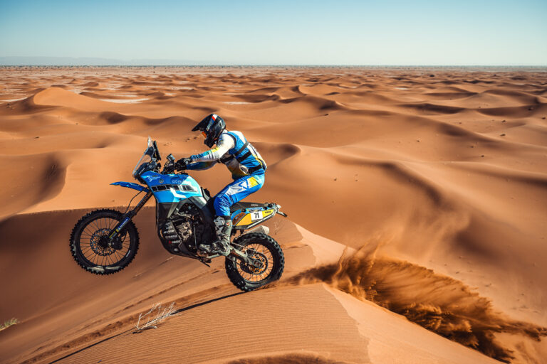 Yamaha Ténéré 700 Rally impegnata nel programma dell’Addax Rally 2026