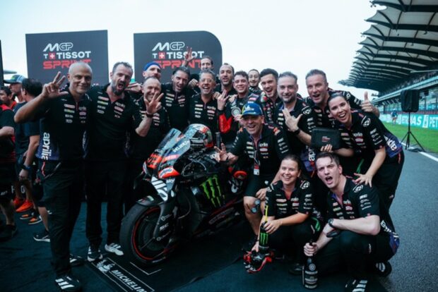 Aprilia Racing al GP Malesia MotoGP con Bezzecchi sul podio nella Sprint