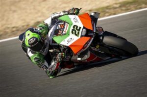 Bimota a Estoril, Bassani quinto e Lowes settimo nelle libere WorldSBK