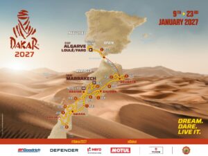 Dakar 2027, il rally-raid si sposta tra Portogallo e Marocco