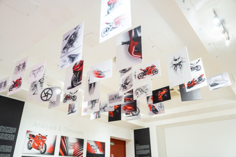Mostra Ducati 100 dedicata al processo di design delle motociclette a Bologna