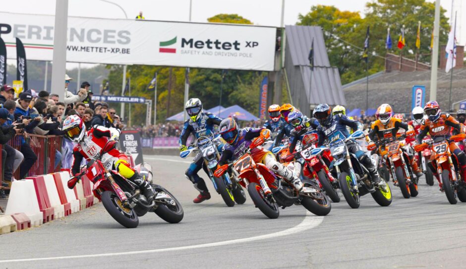 Finale Supermoto S1GP al circuito Jules Tacheny di Mettet