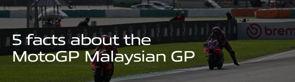 GP Malesia MotoGP al Petronas Sepang International Circuit, pista severa per i freni