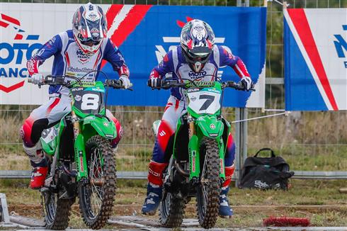 Kawasaki al Motocross delle Nazioni di Ernée con i piloti impegnati per le rispettive nazionali