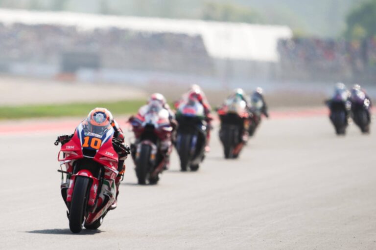 Luca Marini con Honda HRC Castrol nel GP Indonesia MotoGP