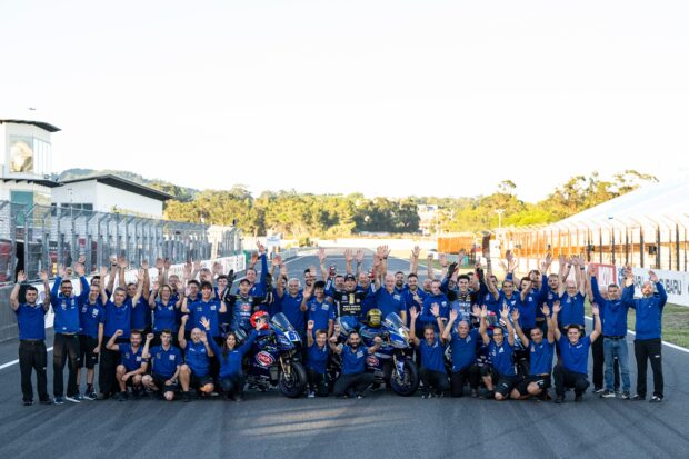 Yamaha celebra la triple crown nel Mondiale Supersport 2026